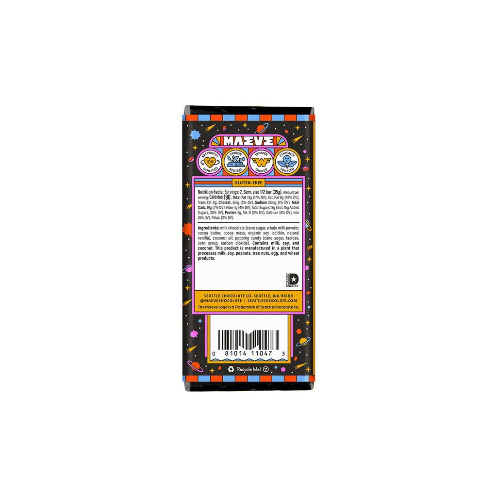 Moon Rocks Truffle Chocolate Bar Boston General Store