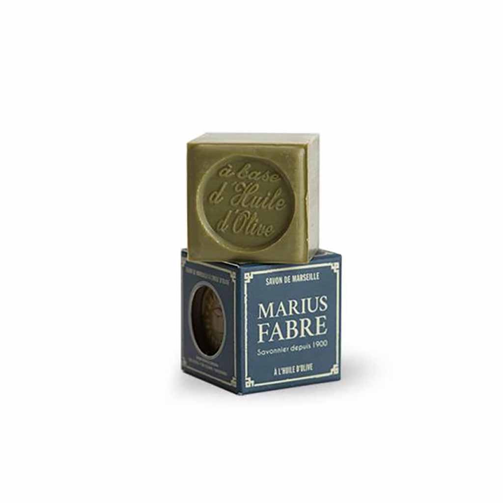 Marseille Green Cube Soap 100g   at Boston General Store