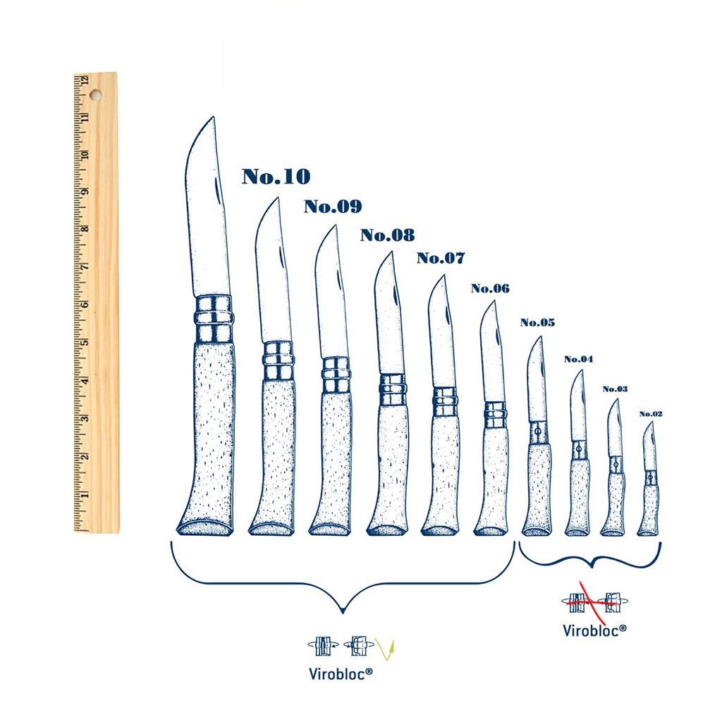 Opinel Stainless Steel Folding Knife Collector Set Boston General Store
