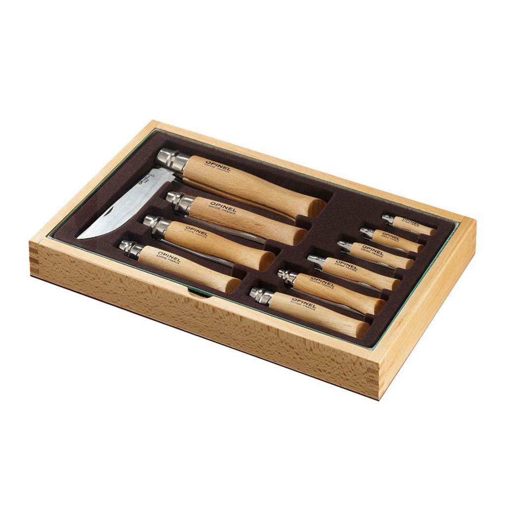 Opinel Stainless Steel Folding Knife Collector Set Boston General Store