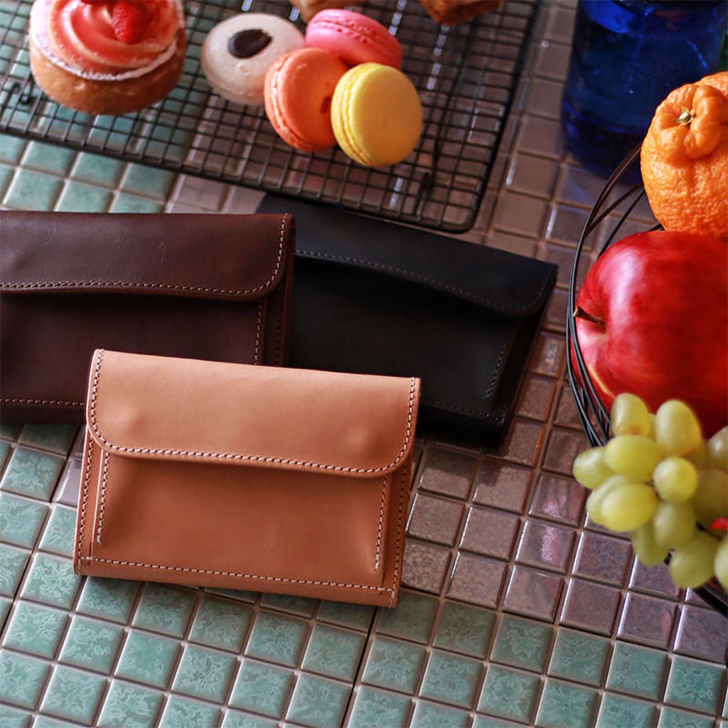 Outside Pocket Leather Middle Wallet Boston General Store