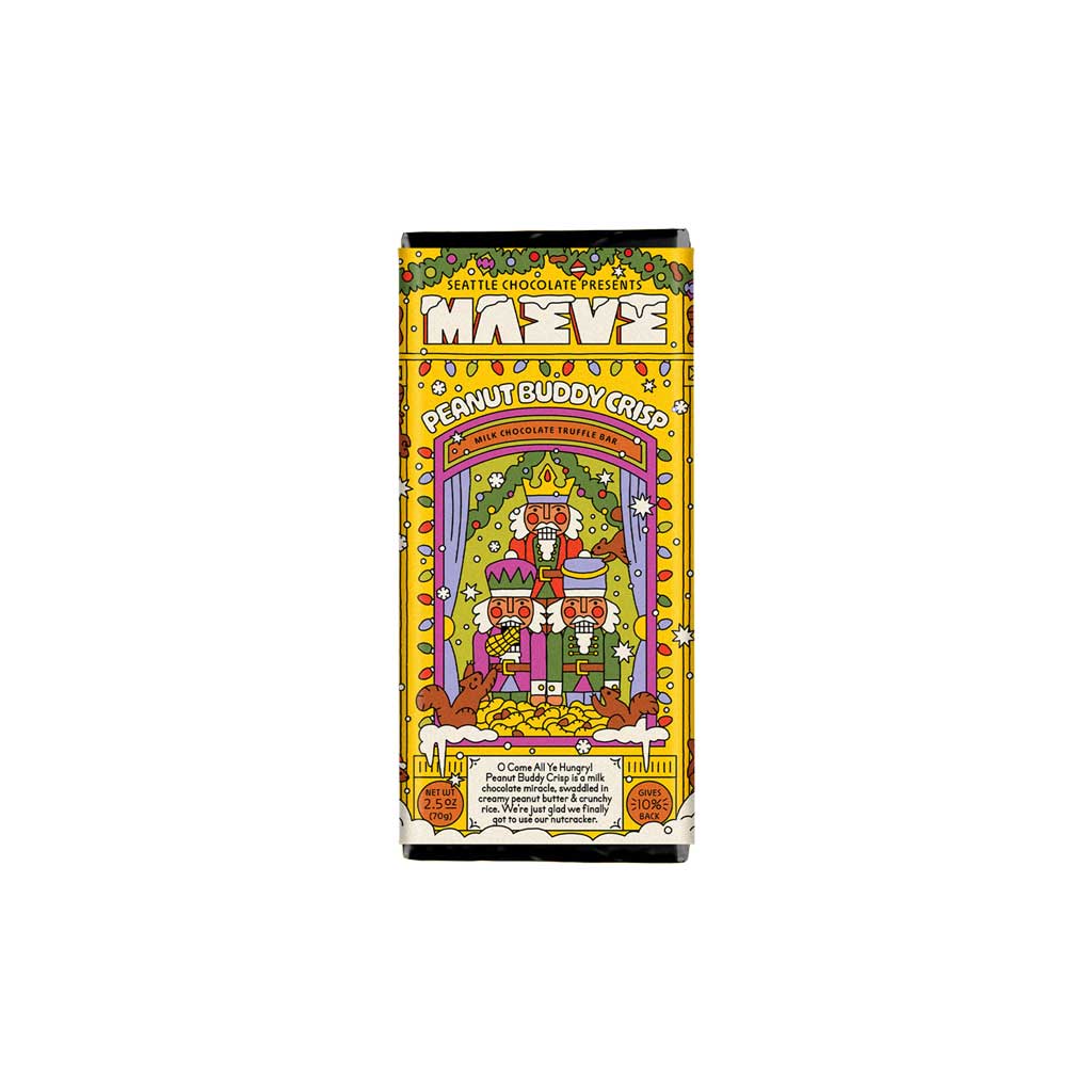 Peanut Buddy Crisp Truffle Chocolate Bar Boston General Store