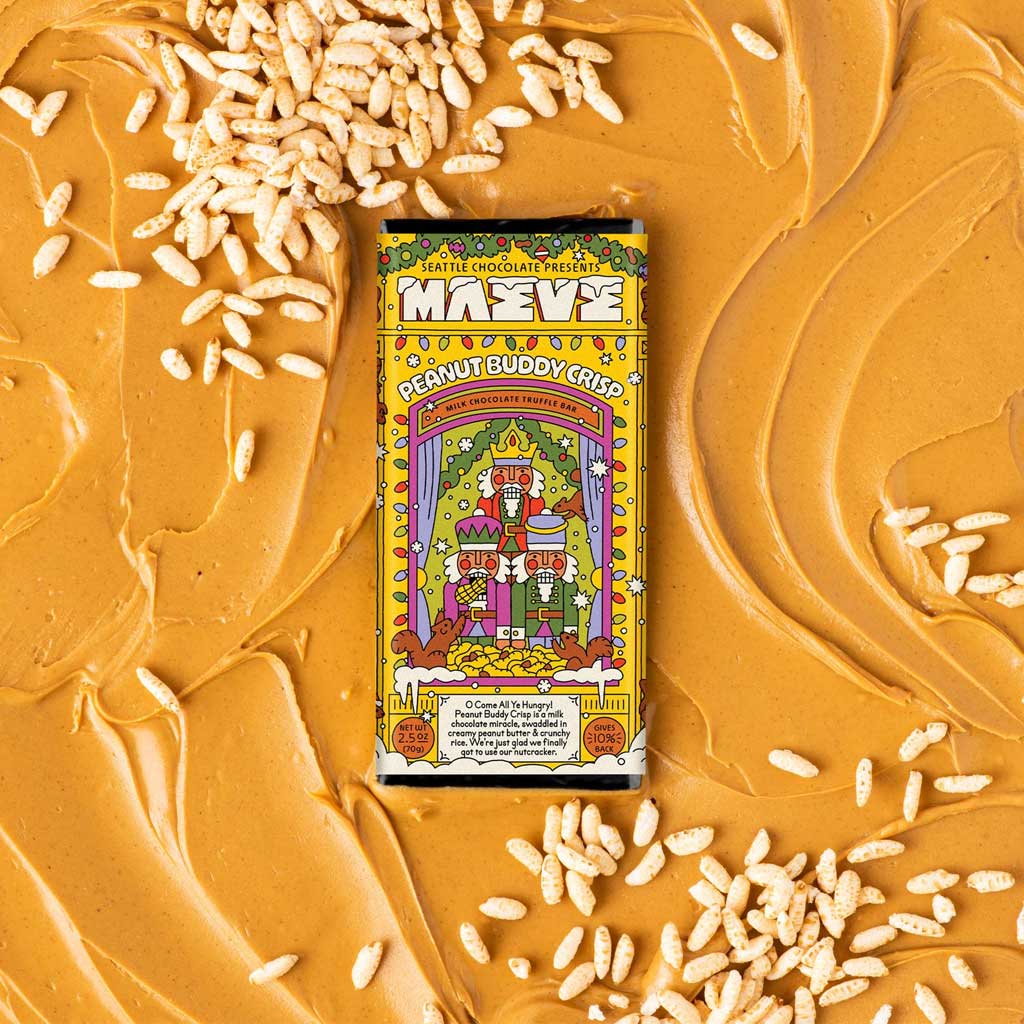 Peanut Buddy Crisp Truffle Chocolate Bar Boston General Store