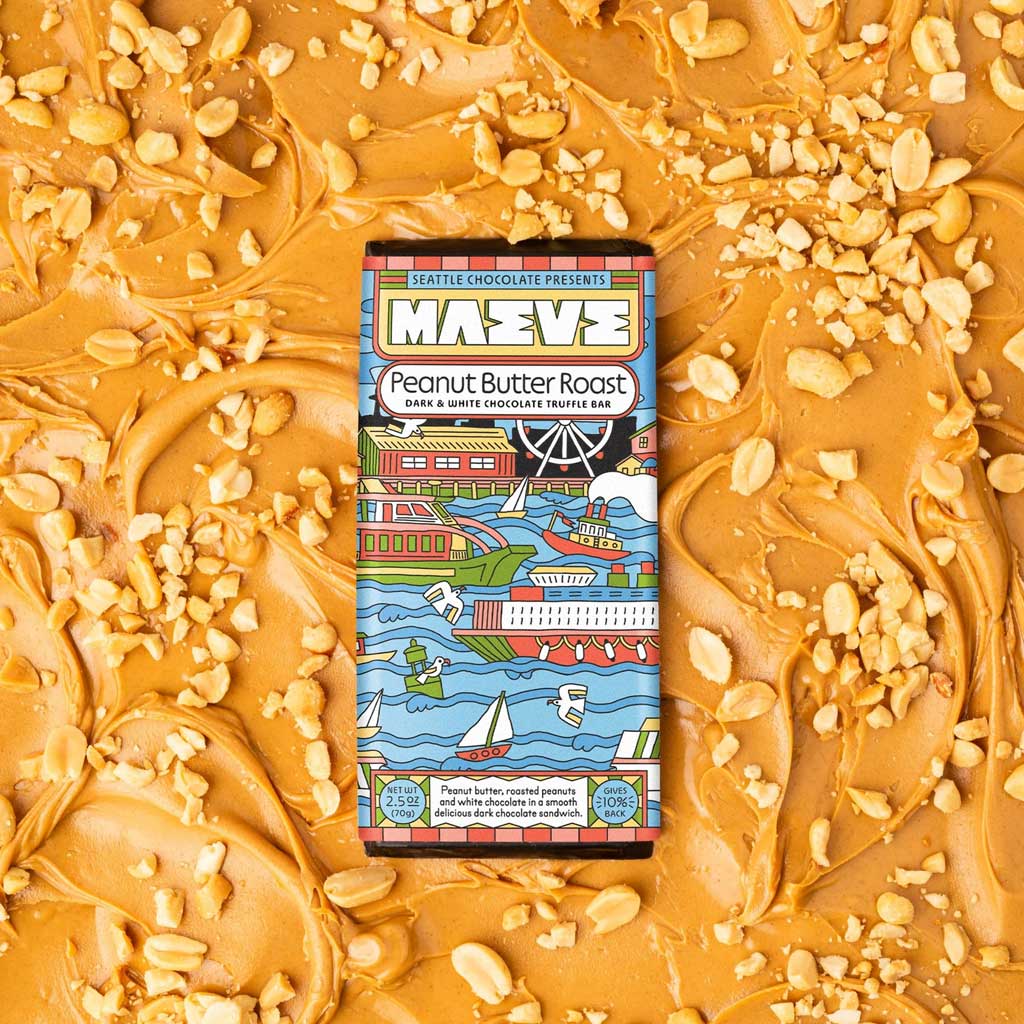 Peanut Butter Roast Truffle Chocolate Bar Boston General Store