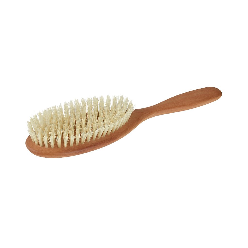 Pear Wood Light Bristle Hairbrush Boston General Store