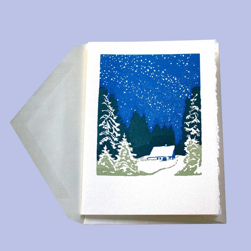 Quiet Night Holiday Greeting Card Boston General Store