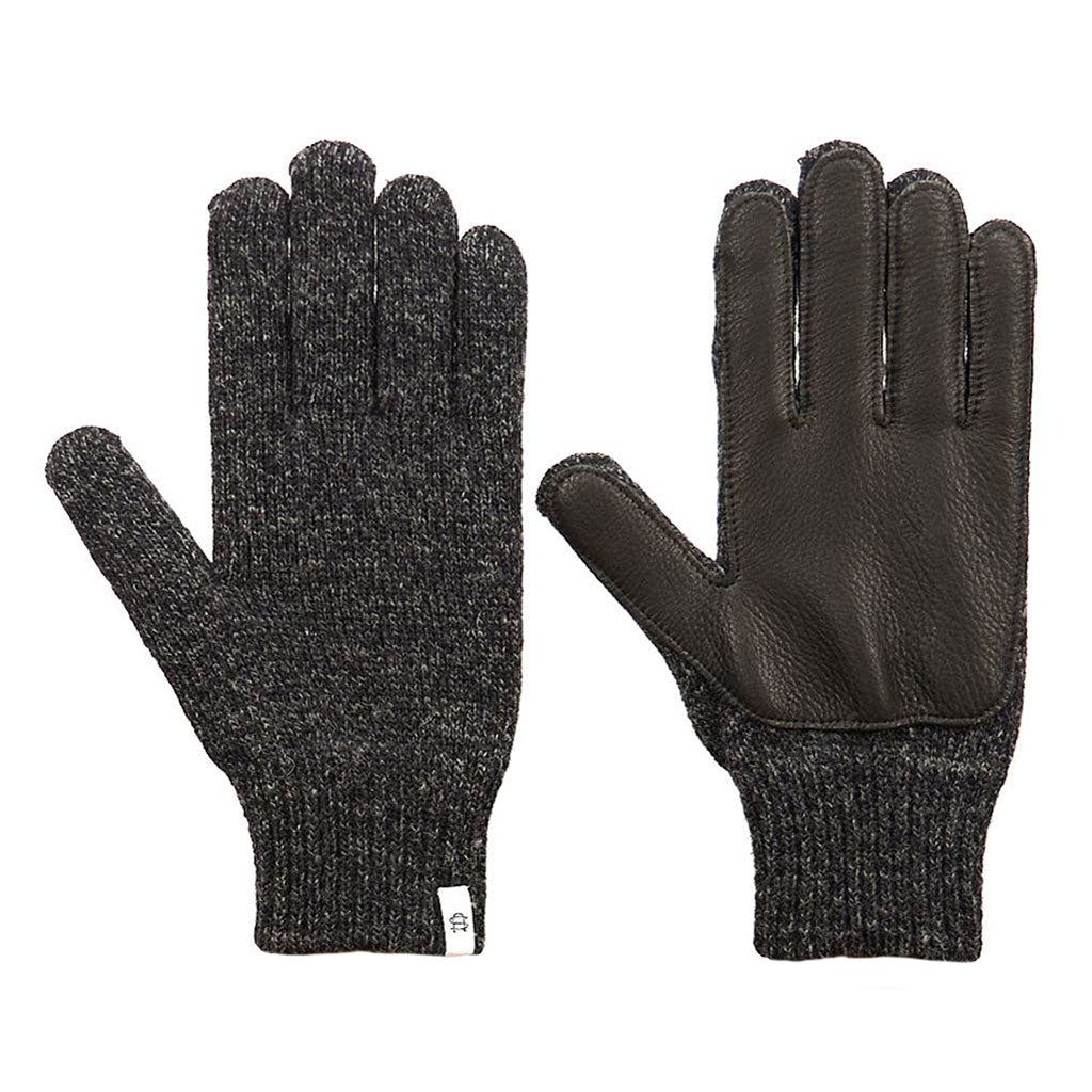 Ragg Wool and Natural Deerskin Gloves Boston General Store