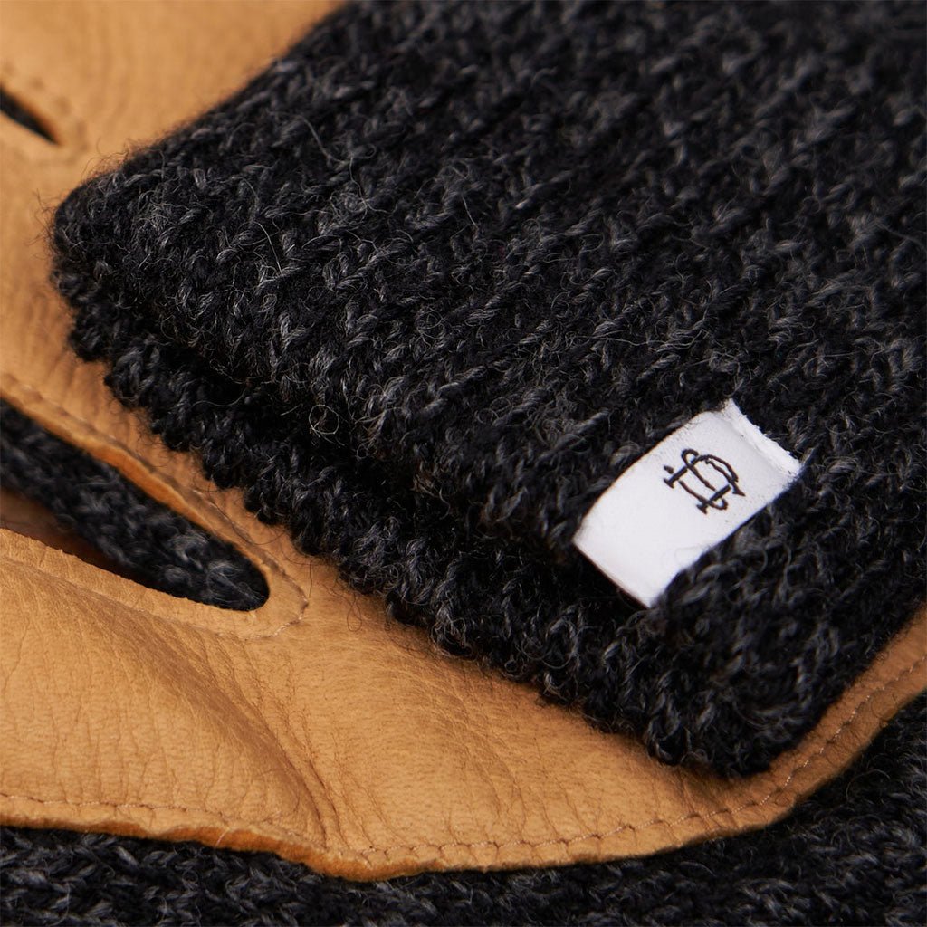 Ragg Wool and Natural Deerskin Gloves Boston General Store