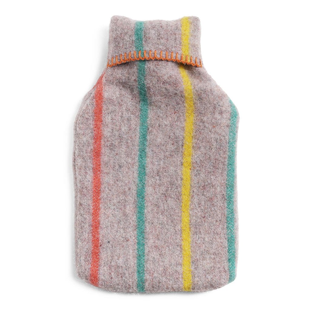 Recycled Striped Wool Hot Water Bottle Boston General Store