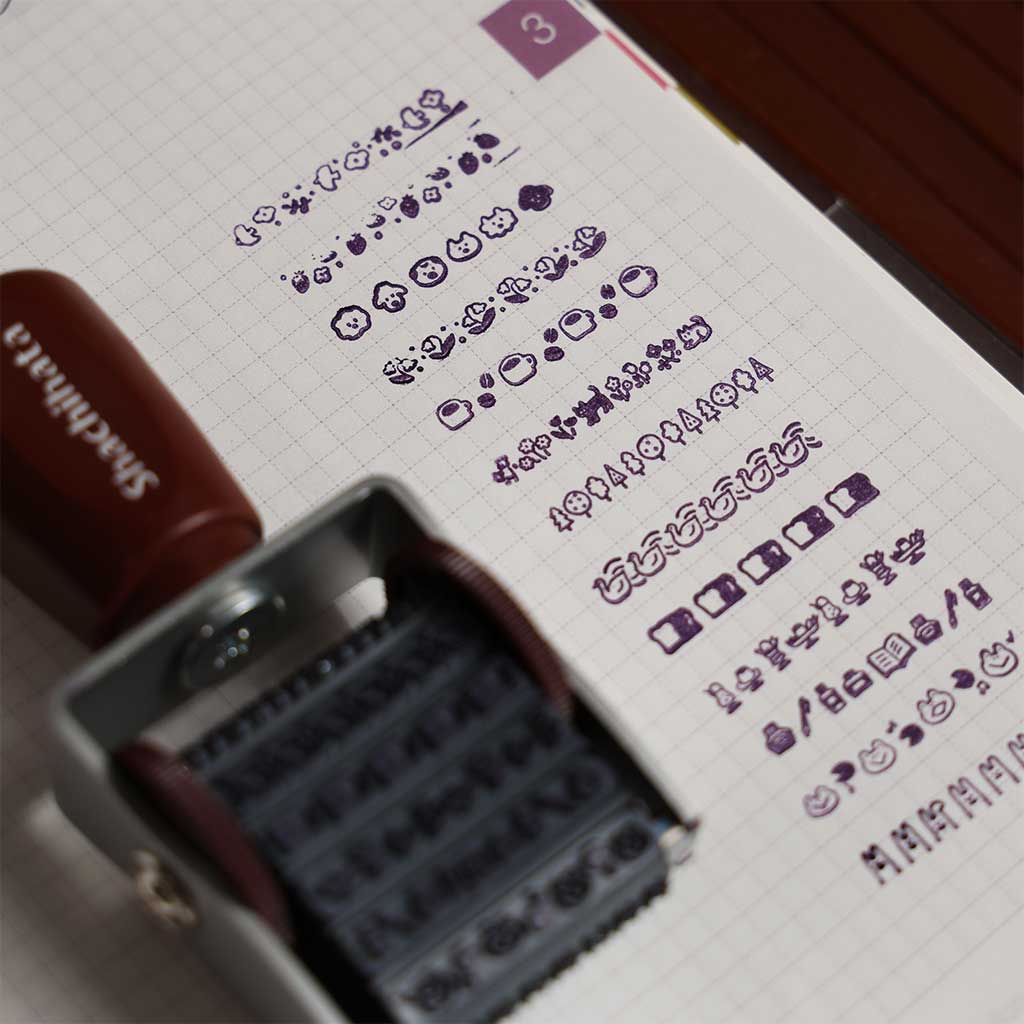 Shachihata Stamp Watashi - biyori Rotating Stamp Boston General Store