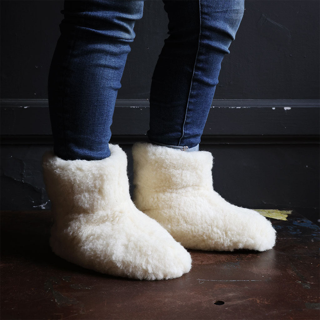 Sheep Wool Slippers    at Boston General Store