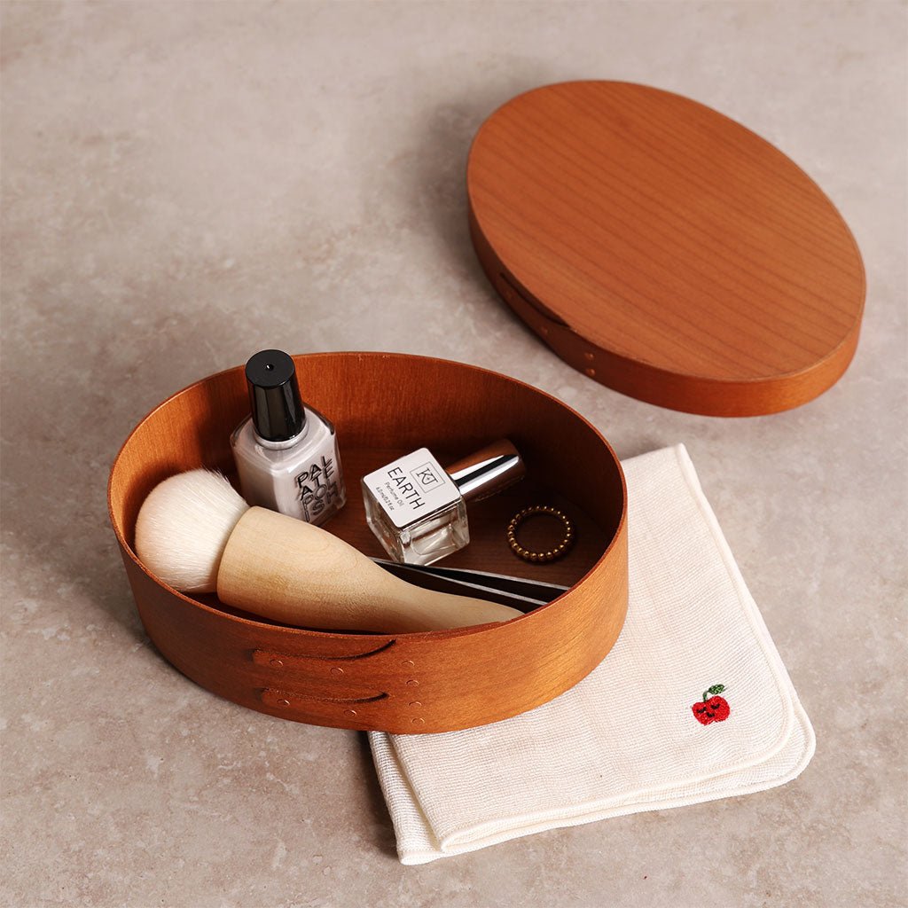 Small Oval Wood Shaker Box Boston General Store