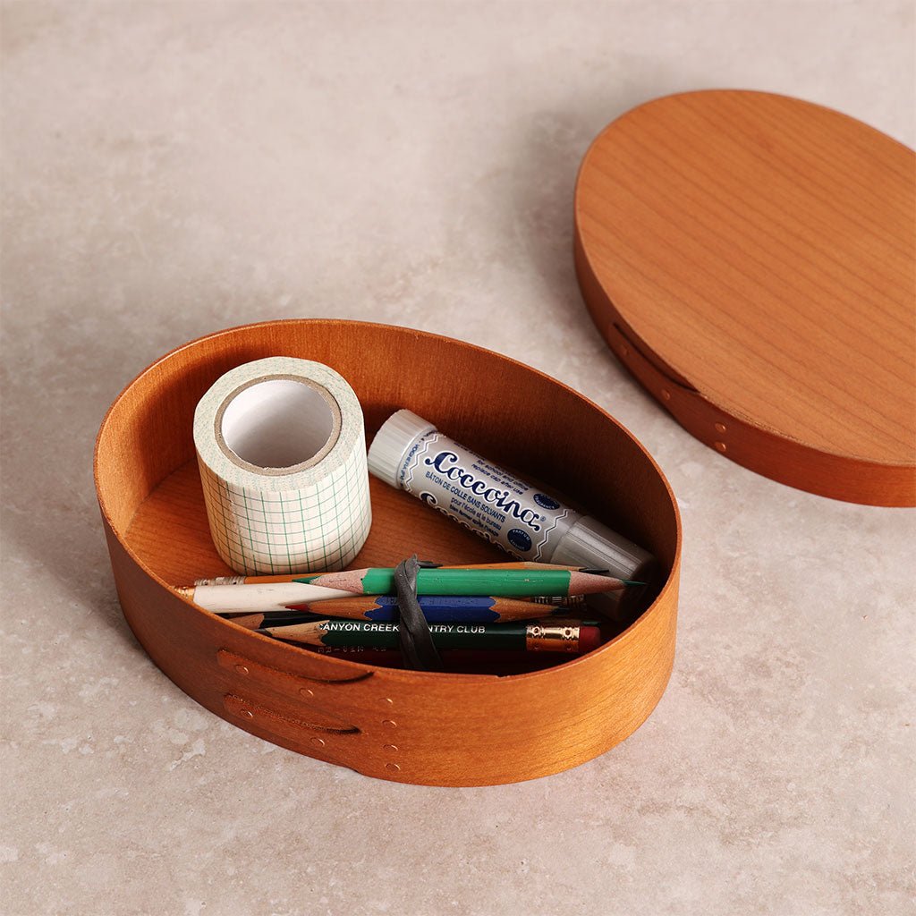 Small Oval Wood Shaker Box Boston General Store