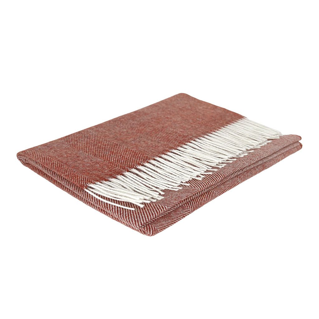 Tabasco Herringbone Merino Lambswool Blanket Scarf Boston General Store