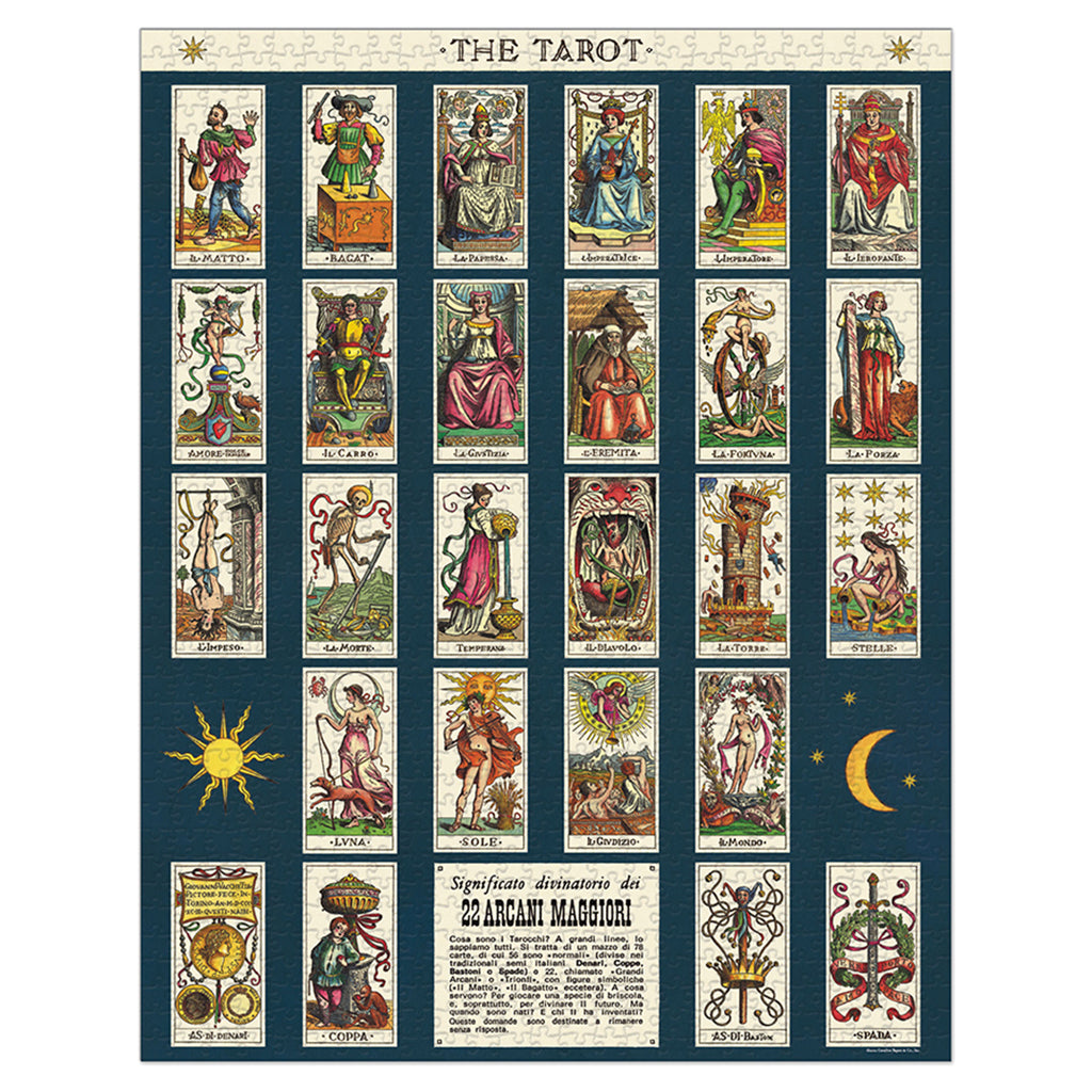 Vintage Themed Puzzles Tarot   at Boston General Store