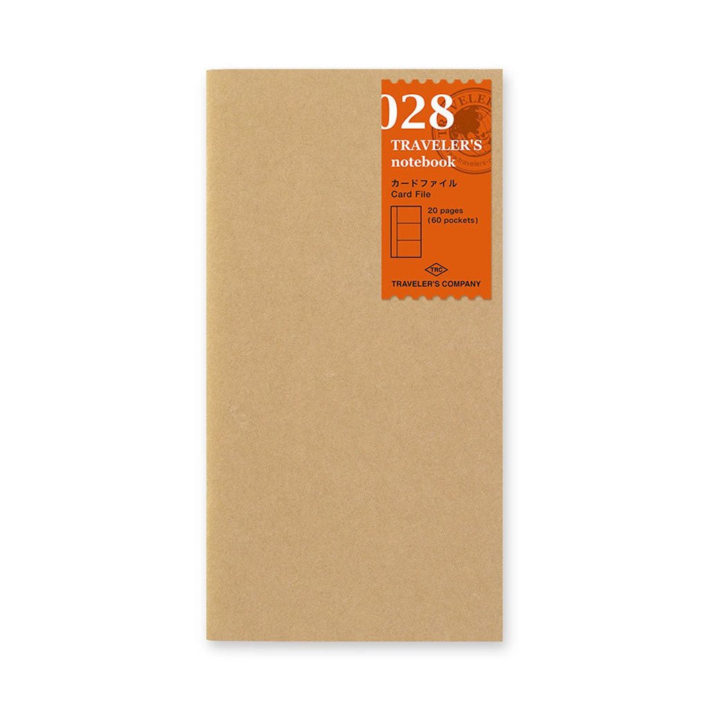 Traveler's Notebook Refill Kraft Card File - 028 Boston General Store