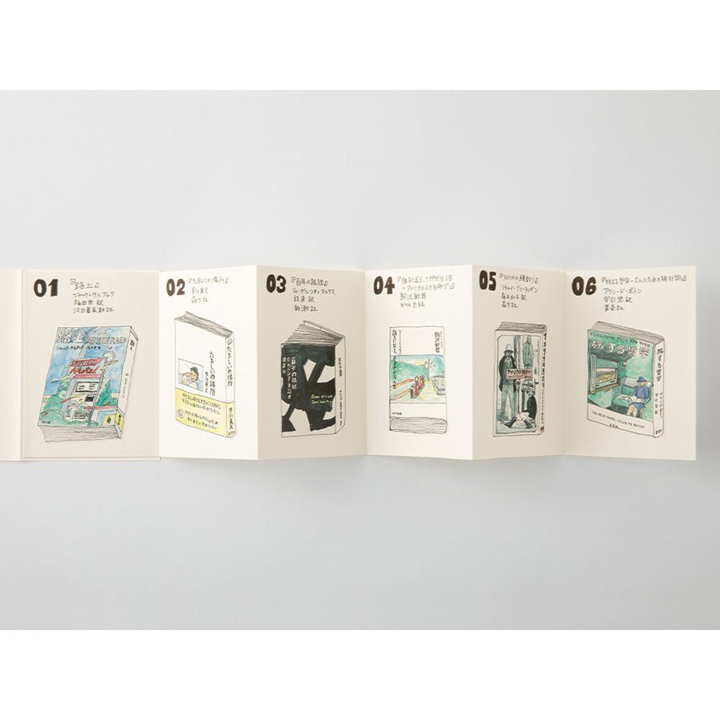 Traveler's Passport Notebook Refill Accordion Fold Paper - P018 Boston General Store