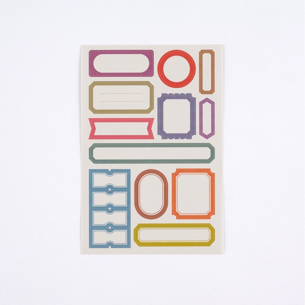 TSUKI no IRO: Sticker Set - Schedule - Hobonichi - Boston General Store