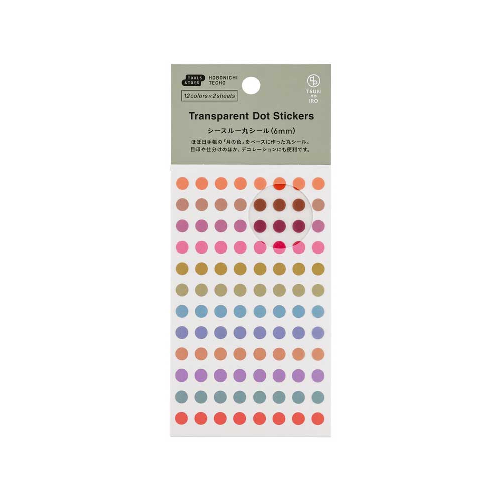 TSUKI no IRO: Transparent Dot Stickers Boston General Store