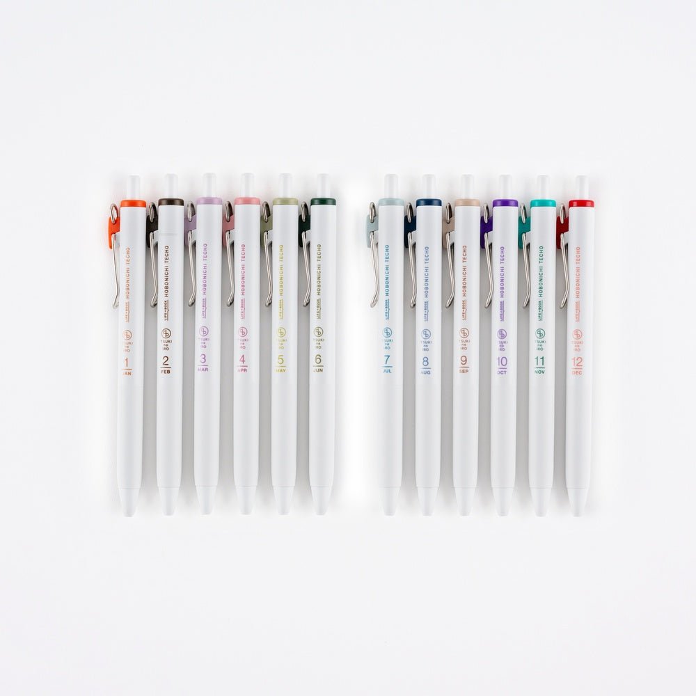 TSUKI no IRO: Uniball One - July - Dec Set with Case Boston General Store