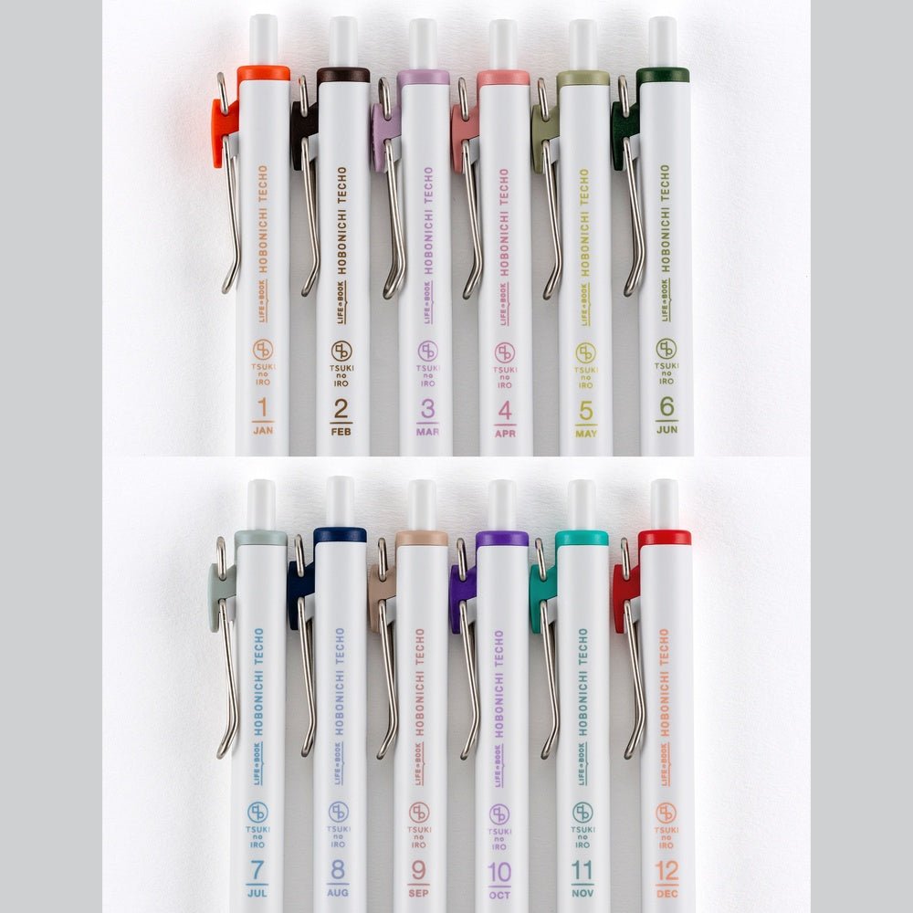 TSUKI no IRO: Uniball One - July - Dec Set with Case Boston General Store