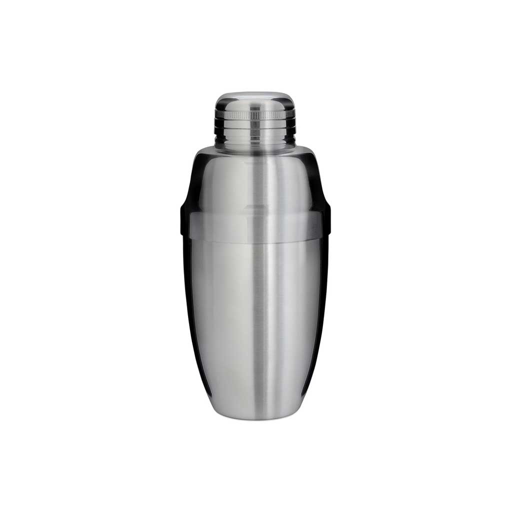 Matte finish of stainless steel heavyweight Usagi shaker on white background