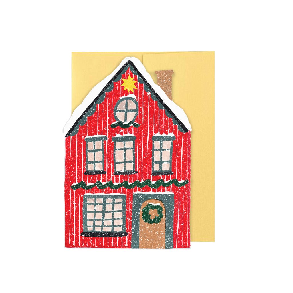 Winter Cottage Card Collection - Box of 6 Cards Boston General Store
