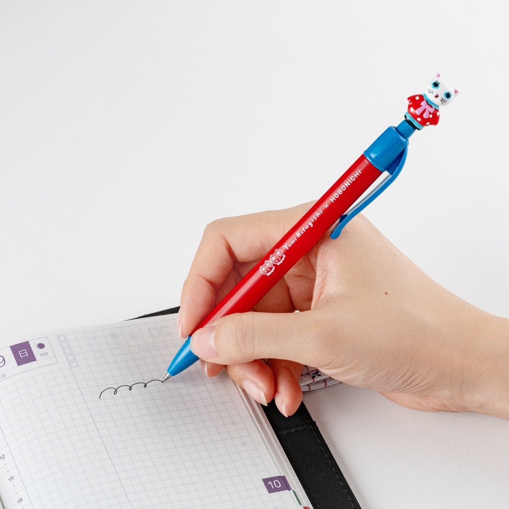 Yumi Kitagishi Ballpoint Pen - White Cat Boston General Store