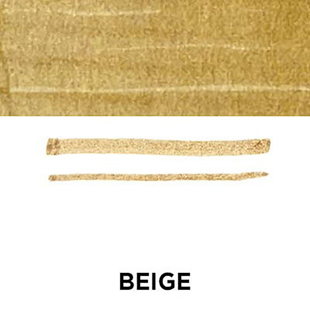 Beige color swatch with a brushstroke and 'BEIGE' text on a white background