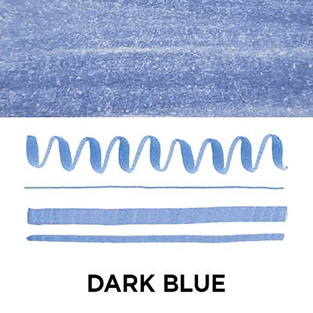 Dark blue color swatch on a textured light blue background