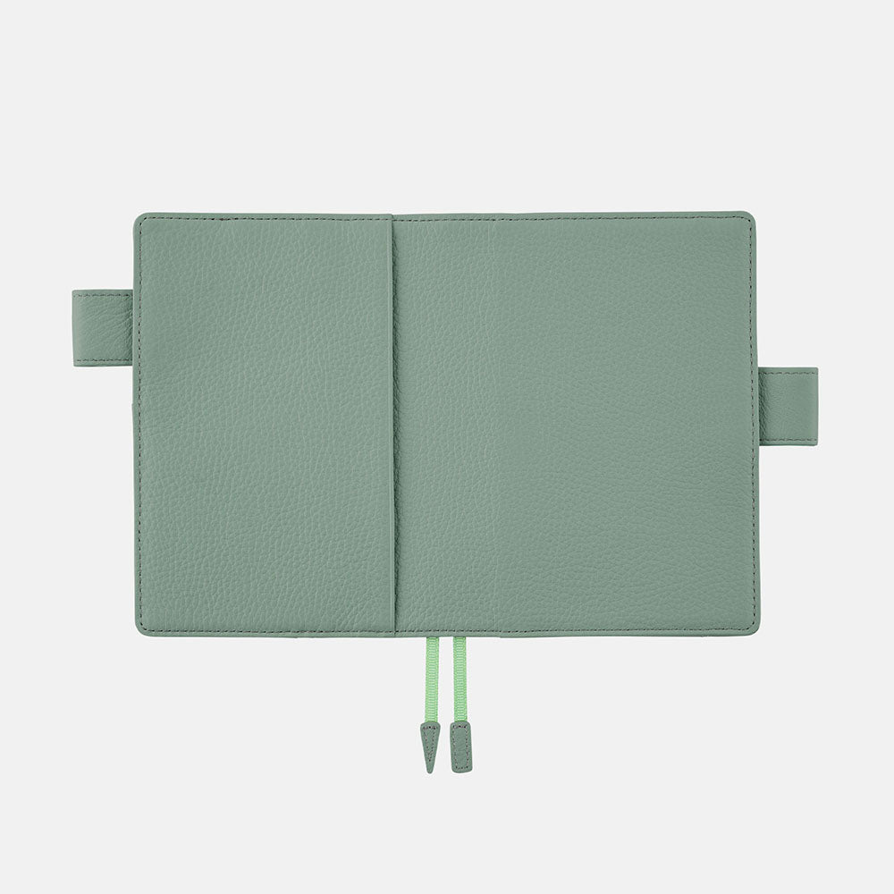 Hobonichi Techo Cover Original A6 - Leather: Water Green    at Boston General Store