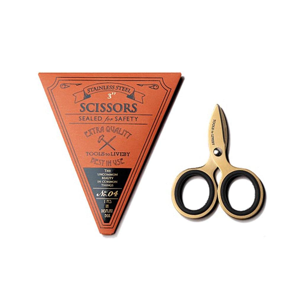 3&quot; Circle Scissors Gold   at Boston General Store