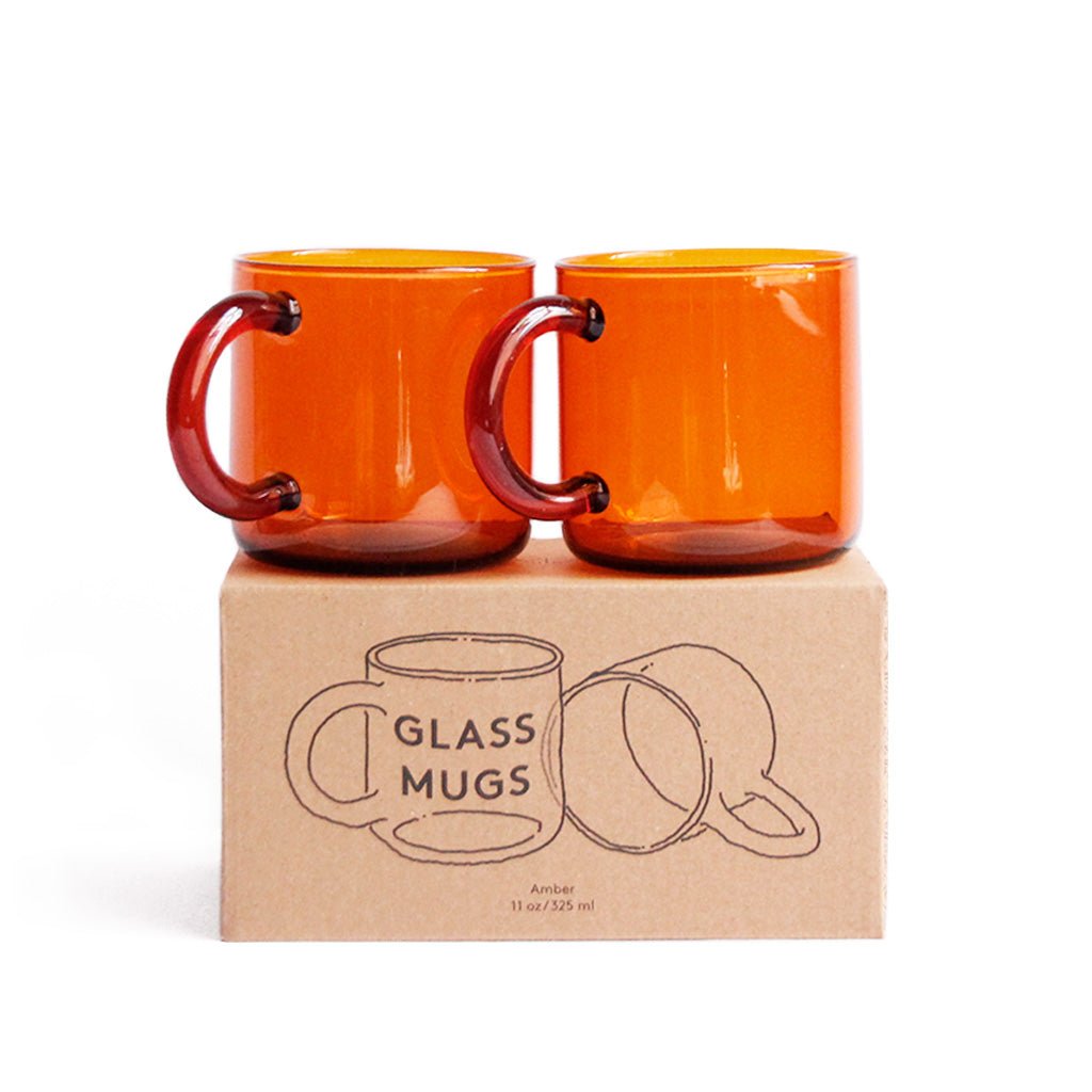 Amber Glass Mugs    at Boston General Store