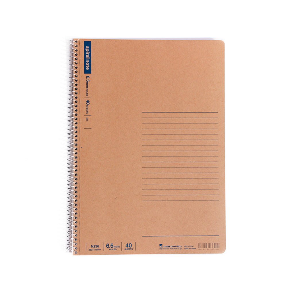 Basic Spiral Notebook Lined - Narrow Rule   at Boston General Store