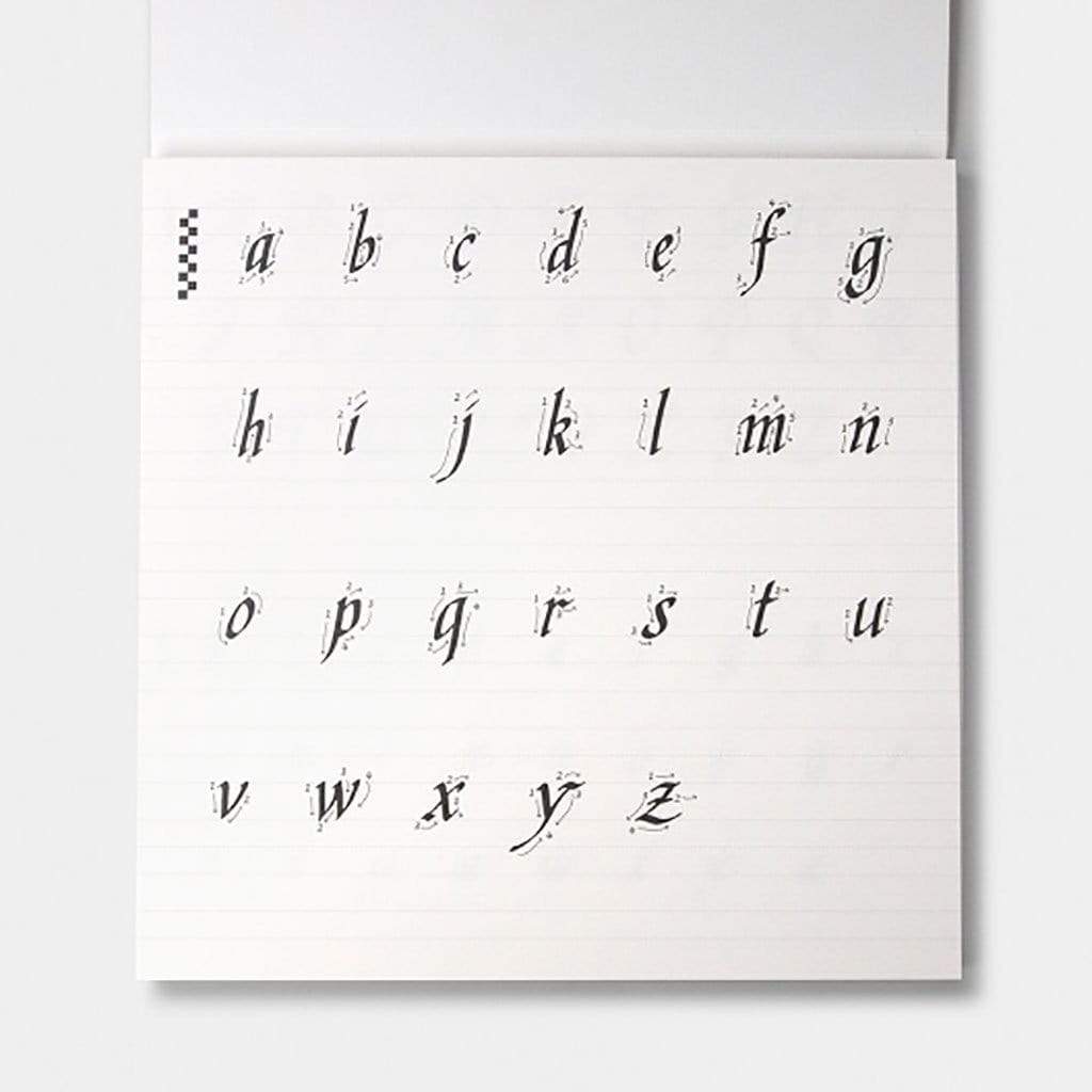 Calligraphy Guide Sheets Boston General Store