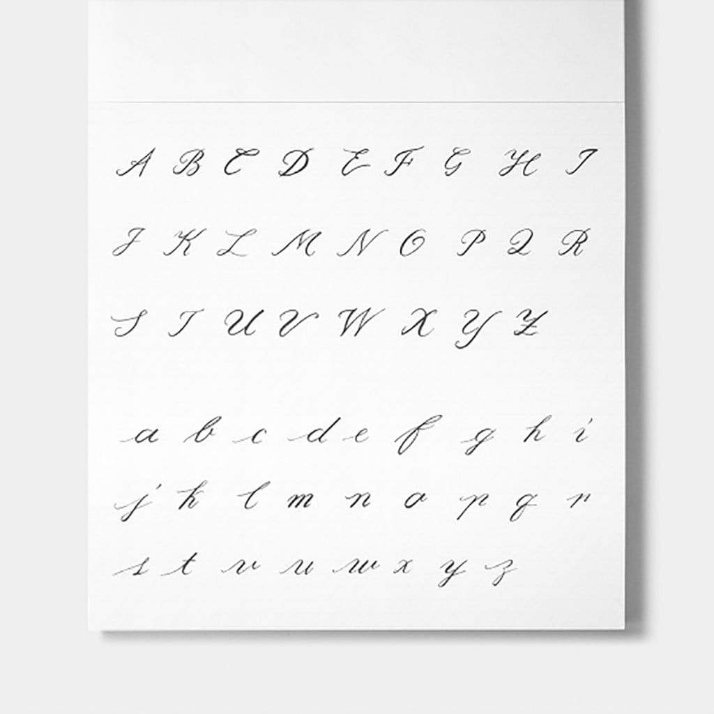 Hand Lettering Guide Sheets Boston General Store