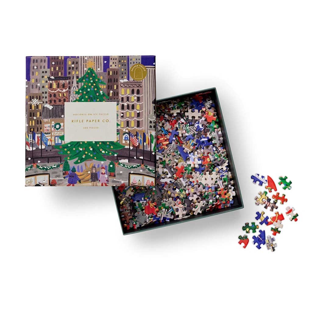 Holiday on Ice Jigsaw Puzzle Boston General Store