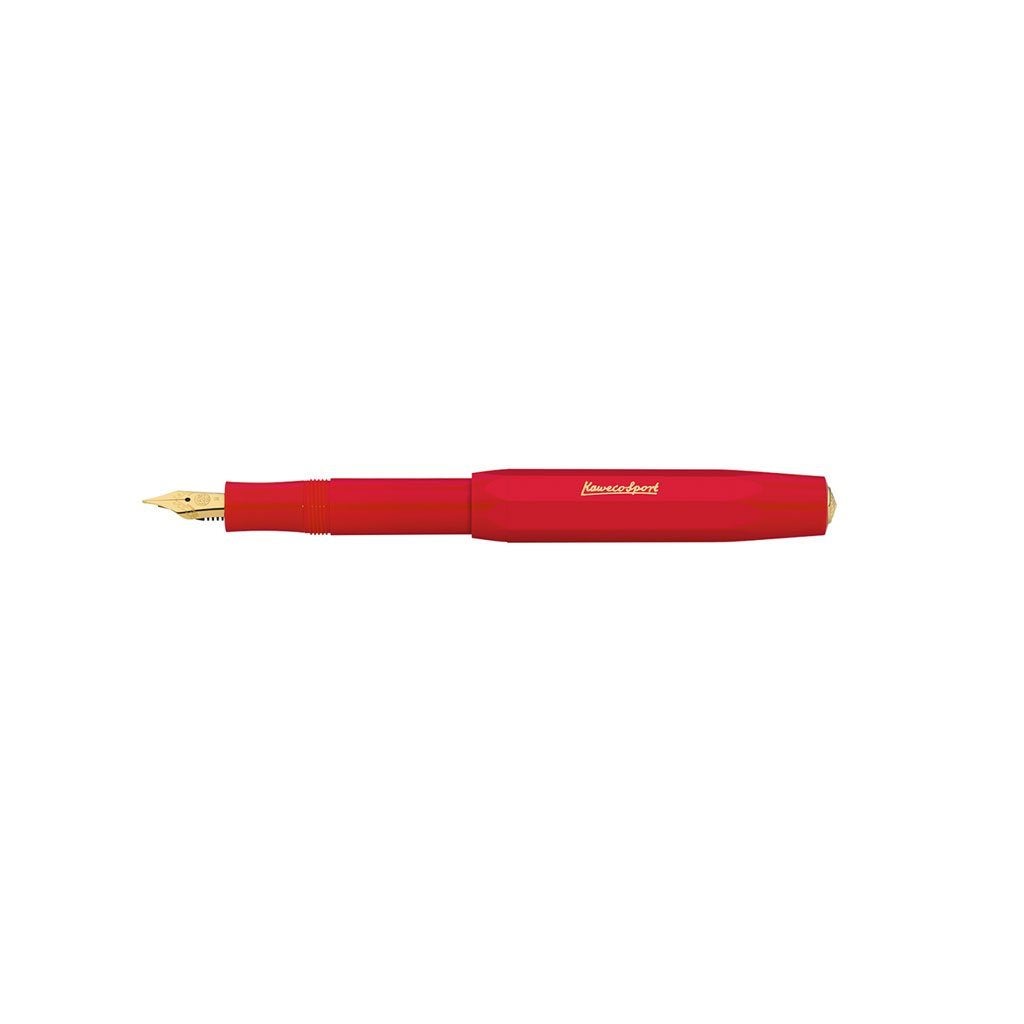 Kaweco Classic Sport Fountain Pen Red Medium  at Boston General Store