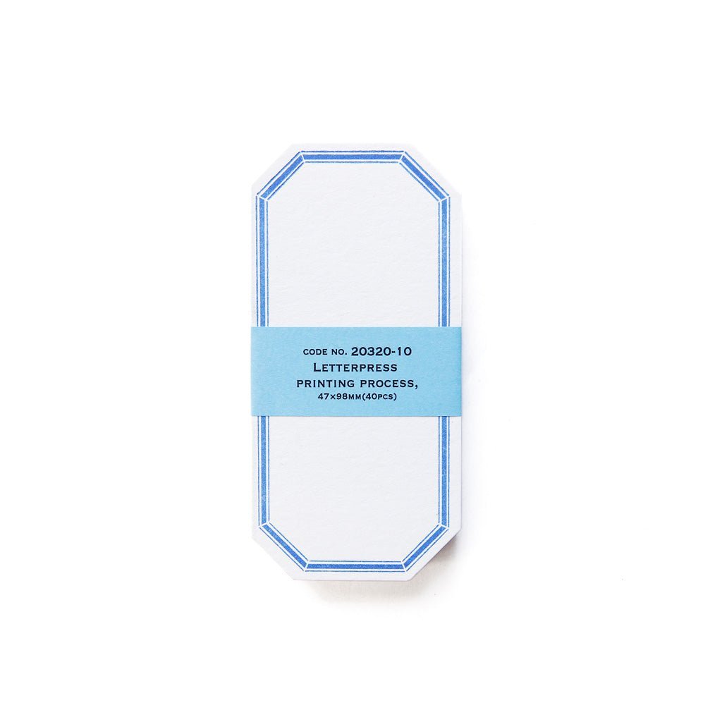 Letterpress Label Cards Boston General Store