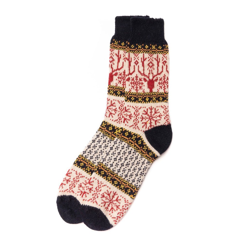 Men's Wool Fair Isle Socks Boston General Store