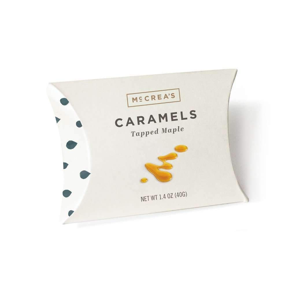 Natural Caramel 1.4 oz. Pillow Box Tapped Maple  at Boston General Store