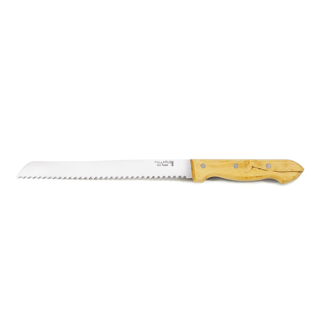 Stainless Steel + Boxwood Bread Knife    at Boston General Store
