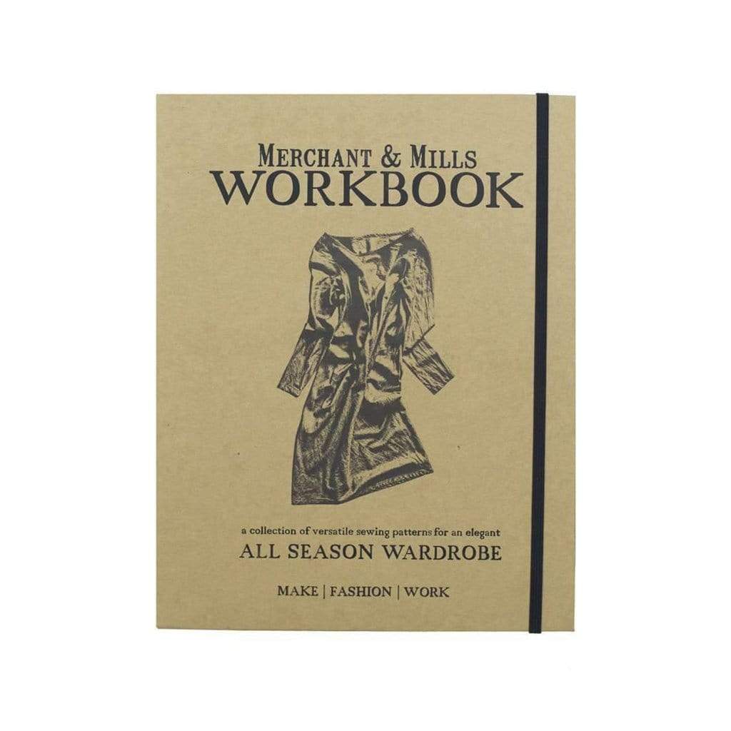 Merchant and Mills Pattern Workbook for an all-season wardrobe on white background
