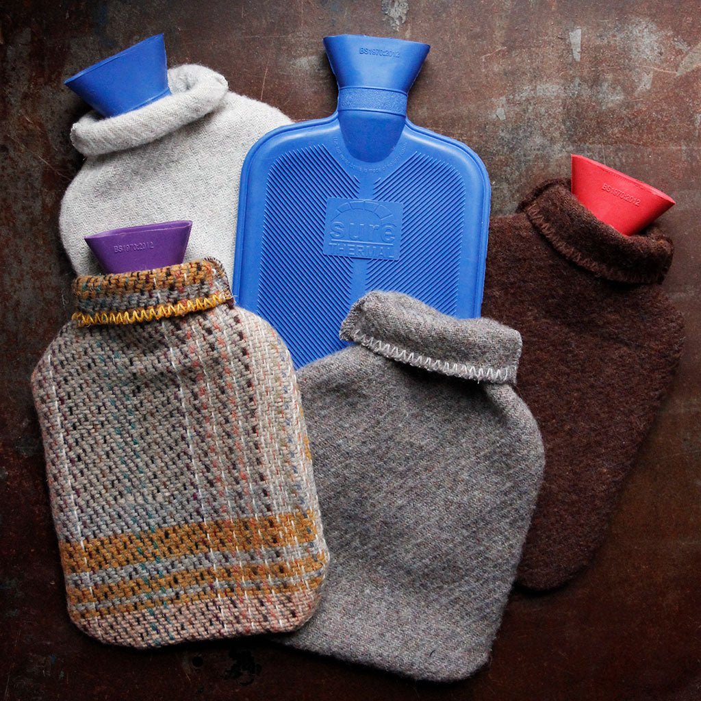 Recycled Wool Hot Water Bottle Boston General Store