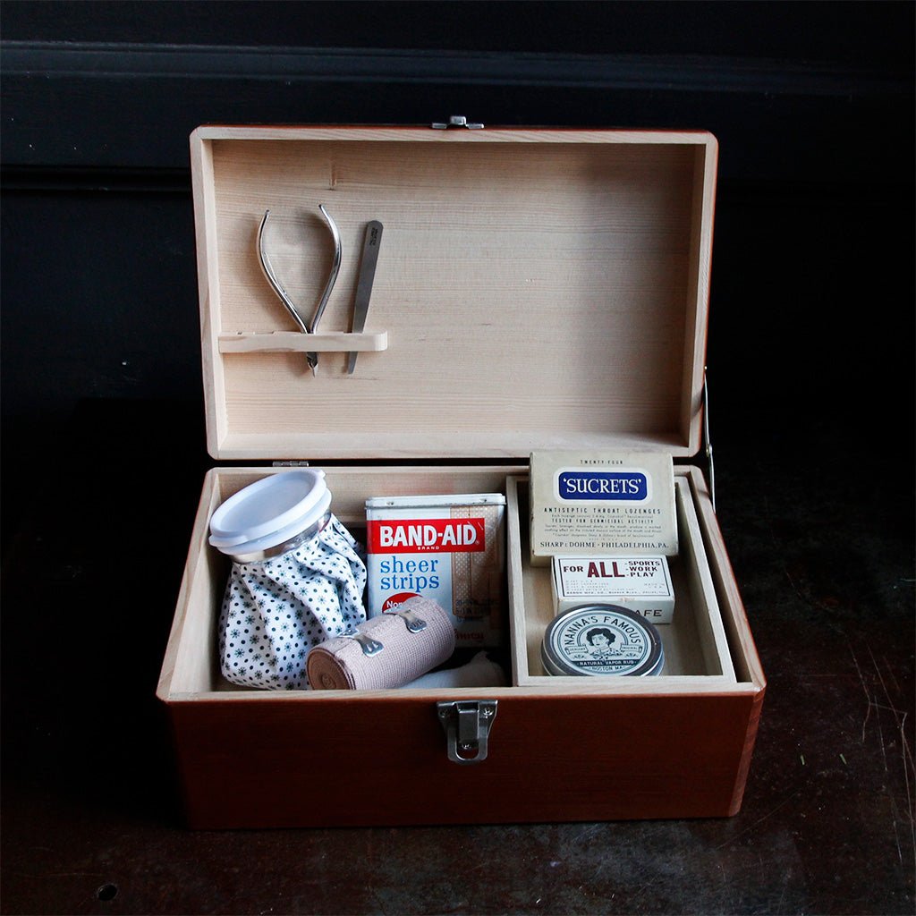 Toga Wood First Aid Box    at Boston General Store