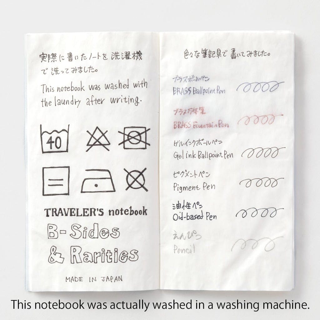 Traveler&#39;s Notebook Refill Washable Paper    at Boston General Store