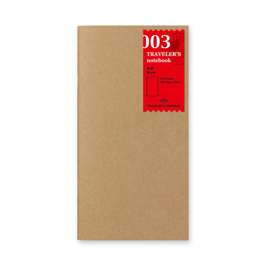 Traveler's Notebook Refill Blank - 003 Boston General Store