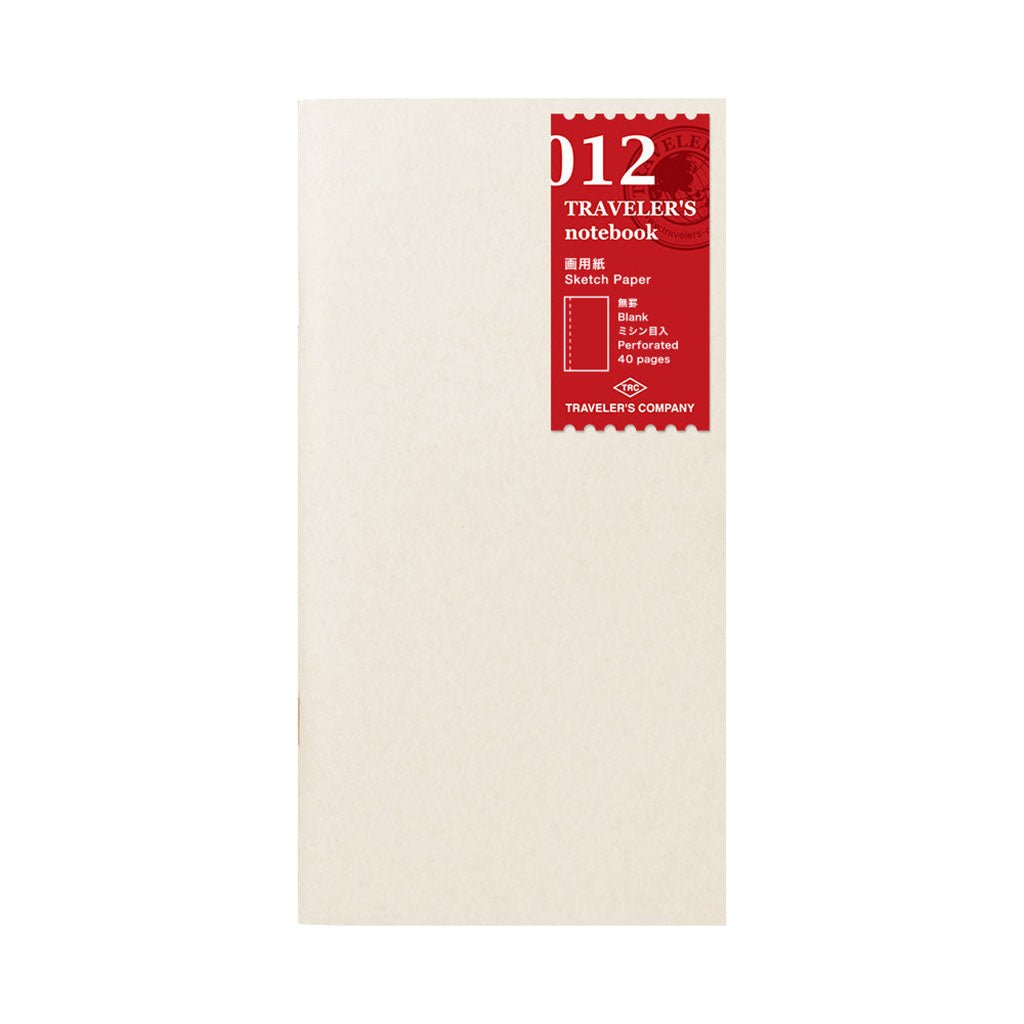 Traveler's Notebook Refill Sketch Paper - 012 Boston General Store