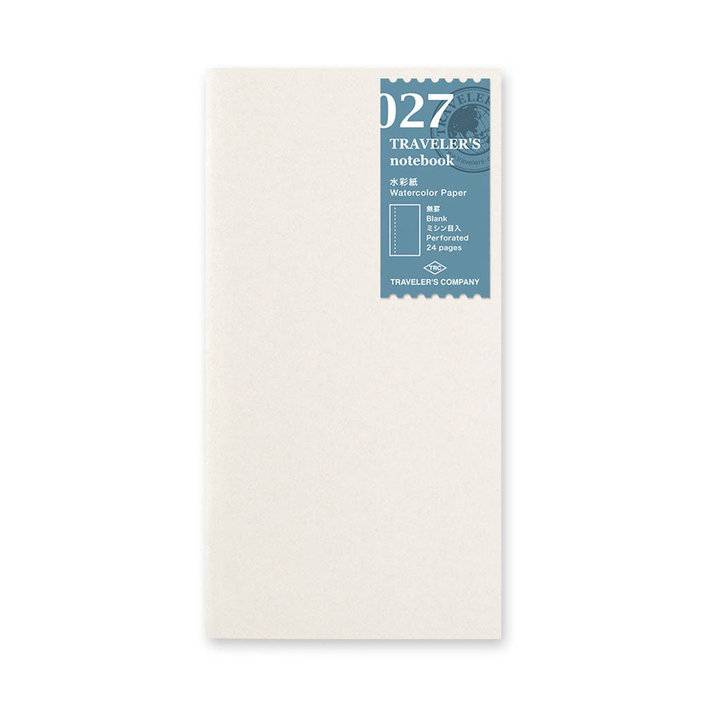 Traveler&#39;s Notebook Refill Watercolor Paper - 027    at Boston General Store