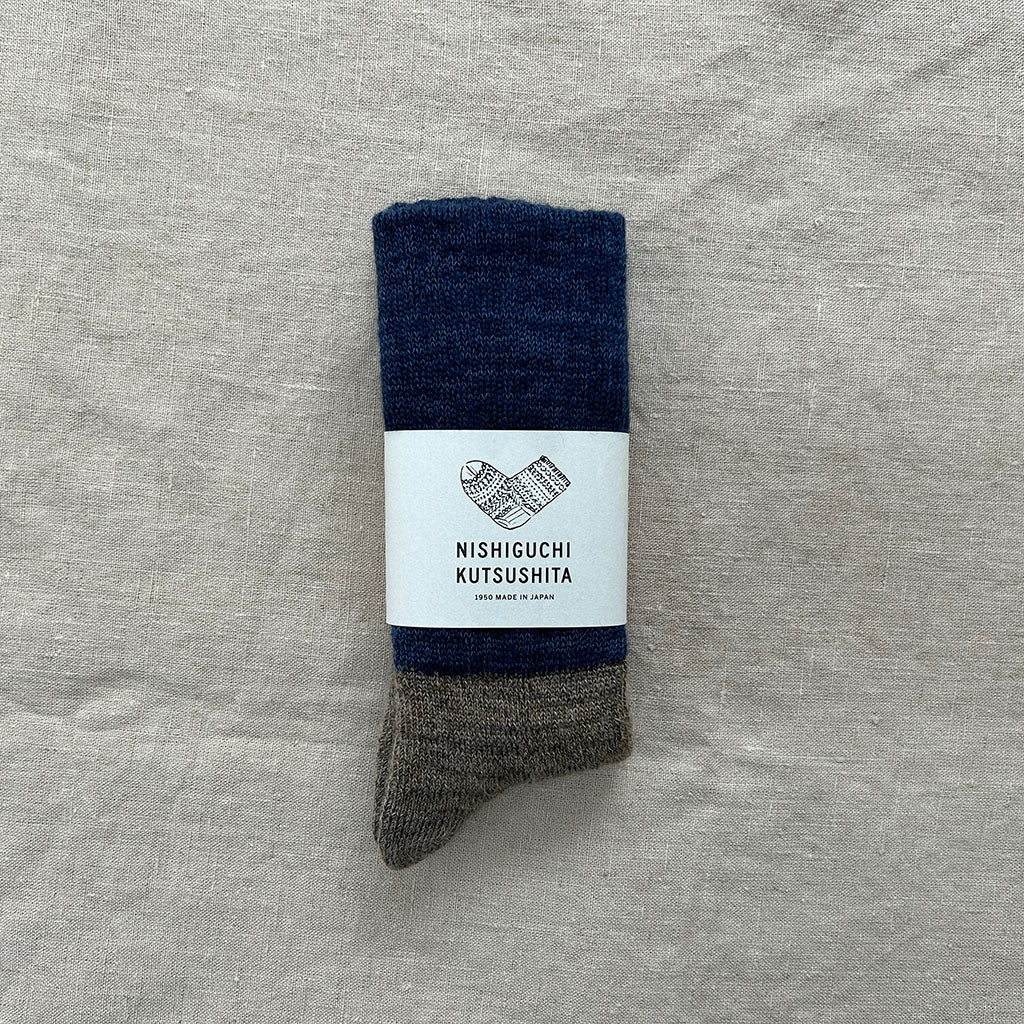 Mohair Wool Pile Socks    at Boston General Store